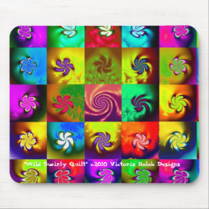 "WILDE WIRBLE STEPPDECKE", Mousepad