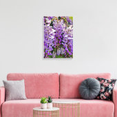 Wilde Wisteria 11x16 Leinwand (Insitu (Wohnzimmer))