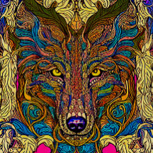 Wilde Wolf Spielkarten