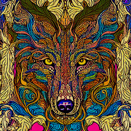 Wilde Wolf Spielkarten