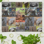 Wilde Wunder: Australische Fotocollage fesseln Geschirrtuch (Gefaltet)