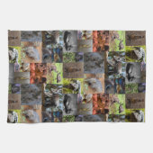 Wilde Wunder: Australische Fotocollage fesseln Geschirrtuch (Horizontal)