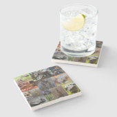 Wilde Wunder: Australische Fotocollage fesseln Steinuntersetzer (Seitenansicht)