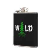 Wilde Wurzeln im Freien Flachmann (Links)