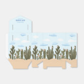 Wilde Wüste mit Niedlicher Babydusche von Cactus Geschenkschachtel (Ungefaltet)