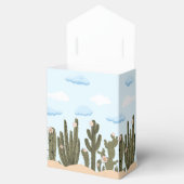 Wilde Wüste mit Niedlicher Babydusche von Cactus Geschenkschachtel (Geöffnet)