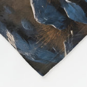 Wilde Wüstenlandschaft und Fohlen Fleecedecke (Ecke)