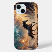 Wilde Wüstennebel-Sterne Blitze Case-Mate iPhone Hülle (Rückseite)