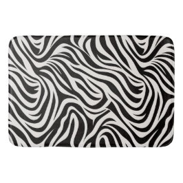 Wilde Zebra-Badezimmer-Matte Badematte