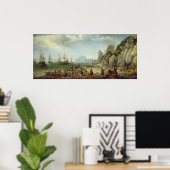 Wilde Ziegenjagd an der Küste, 1620 Poster (Heimbüro)