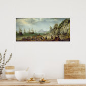 Wilde Ziegenjagd an der Küste, 1620 Poster (Küche)