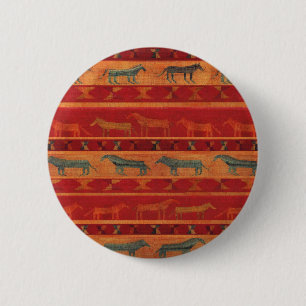 Wilde Zigeuner-Mustangs Button