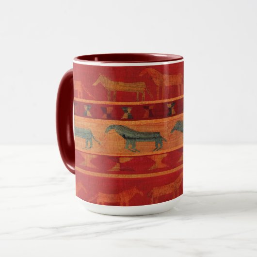 Wilde Zigeuner-Mustangs Tasse (Vorderseite Links)