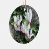 Wilde Zyklamen Keramik Ornament (Rechts)