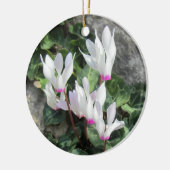 Wilde Zyklamen Keramik Ornament (Links)