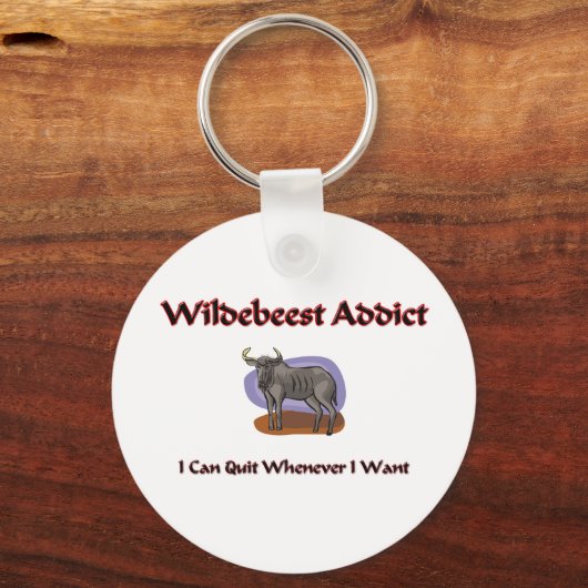 Wildebeest Addict Schlüsselanhänger (Vorderseite)