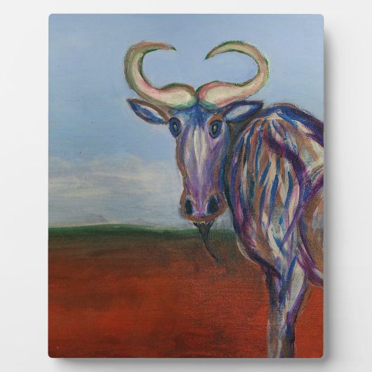 Wildebeest Fotoplatte (Vorderseite)