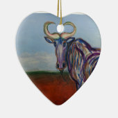 Wildebeest Keramikornament (Rechts)
