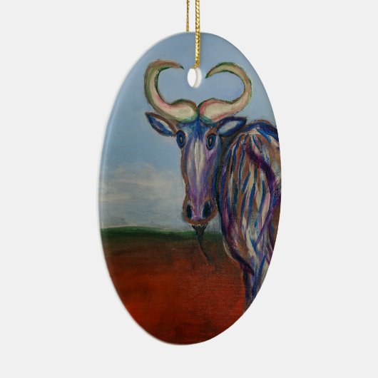 Wildebeest Keramikornament (Rechts)