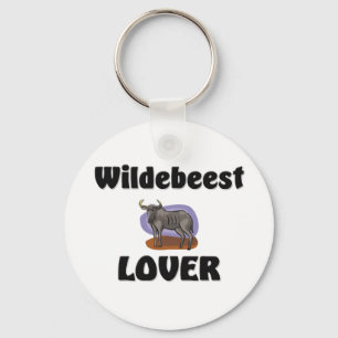 Wildebeest-Liebhaber Schlüsselanhänger