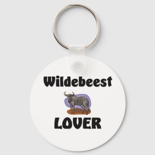 Wildebeest Lover Schlüsselanhänger (Vorderseite)