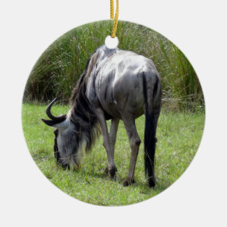 Wildebeest-Rückseite Keramik Ornament