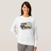Wildebeest springt in den Mara River T-Shirt (Vorne ganz)