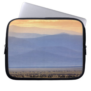 Wildebeest während der Migration, Conerneut aetes Laptopschutzhülle