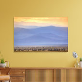 Wildebeest während der Migration, Connochaetes Leinwanddruck (Insitu (Wohnzimmer))