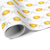 Wildeier gegossene Eier Picnic Food Geschenkpapier (Rolleneckpunkt)