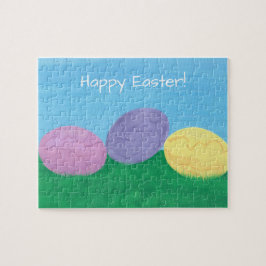 Wildeier in Gras-Happy-Osterpuzzles Puzzle