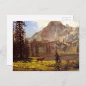 Wildenruf von Albert Bierstadt 1876-77 Postkarte (Vorne/Hinten)