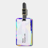 Wilder Achtzigerjahre Muster-Koffer-Umbau Gepäckanhänger (Vorderseite vertikal)