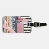 Wilder Apfel| Couture Streifen - Schuhe und Beutel Gepäckanhänger (Vorderseite horizontal)