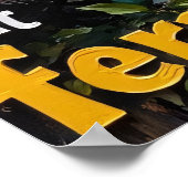 Wilder Arm: Ein Raccoon-Portrait Poster (Ecke)