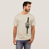 Wilder Bär Grafik Herren T-Shirt (Vorne ganz)