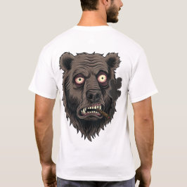 Wilder Bär Rauchige Aura T-Shirt