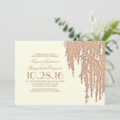 Wilder Baum elegante Outdoor-Verlobungsparty Einladung (Stehend Vorderseite)