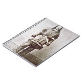 "Wilder Bill" Hickok (1837-76) (b/w Foto) Notizblock (Linke Seite)