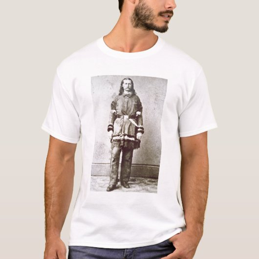 "Wilder Bill" Hickok (1837-76) (b/w Foto) T-Shirt (Vorderseite)