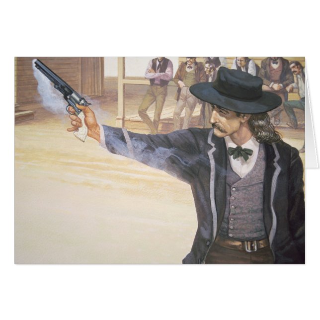 "Wilder Bill" Hickok (1837-76) demonstriert sein (Vorderseite (Horizontal))