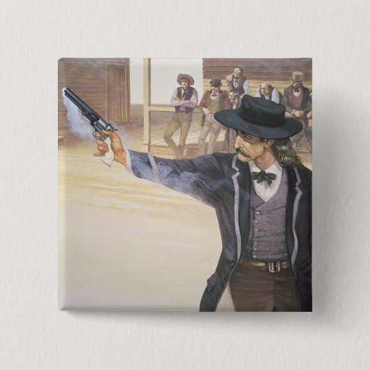 "Wilder Bill" Hickok (1837-76) demonstriert sein Button (Vorderseite)