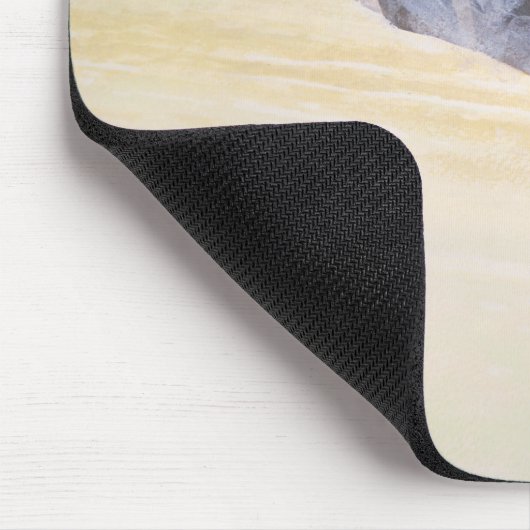 "Wilder Bill" Hickok (1837-76) demonstriert sein Mousepad (Ecke)