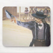 "Wilder Bill" Hickok (1837-76) demonstriert sein Mousepad (Vorne)