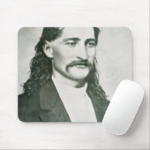 "Wilder Bill" Hickok (b/w Foto) Mousepad (Mit Mouse)