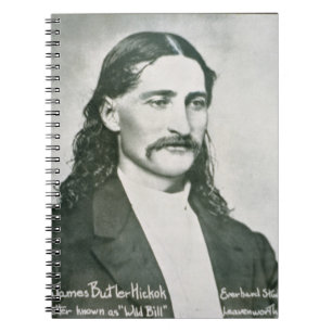 "Wilder Bill" Hickok (b/w Foto) Notizblock