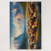 Wilder Bison-Tal, Berge Puzzle (Vertikal)