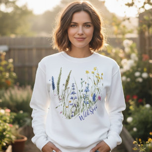 Wilder Blumengeist – Ästhetisches Geschenk für Sie Sweatshirt