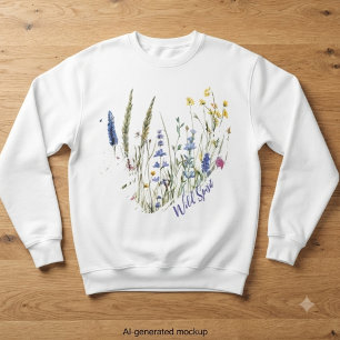 Wilder Blumengeist – Ästhetisches Geschenk für Sie Sweatshirt