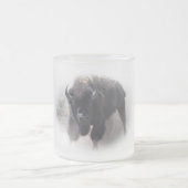Wilder Büffel mattierte Coffe Tasse (Mittel)